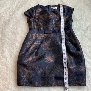 marks and spencer navy blue dress